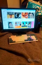 Mini PC con TV monitor Lg 22 pollici full HD con t