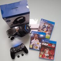 Per PS4 e PS5 cuffie da gaming+ controller+ giochi