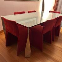 Tavolo Molteni Diamond + 6 Sedie Glove