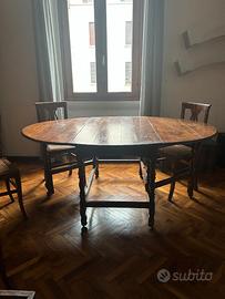 tavolo ovale antico