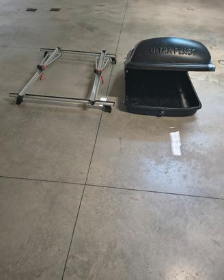Porta biciclette + box bagagli