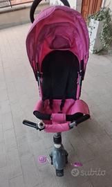 triciclo passeggino a spinta