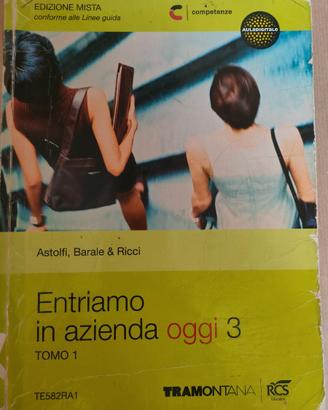 Libro Entriamo in Azienda Oggi 3, tomo 1