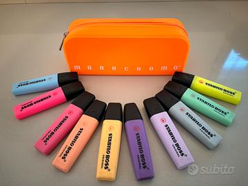 Evidenziatori e astuccio