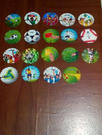 19 gettoni di calcio di cartoncino