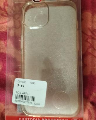 cover iPhone 15 trasparente 