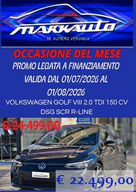 VOLKSWAGEN GOLF VIII 2.0 TDI 150 CV DSG SCR R-LINE