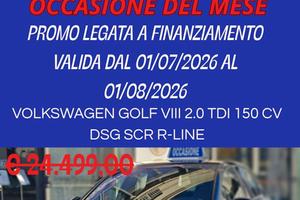 VOLKSWAGEN GOLF VIII 2.0 TDI 150 CV DSG SCR R-LINE