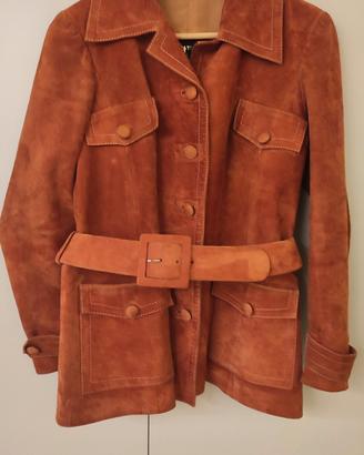 giacca di camoscio donna vintage originale anni'60