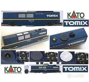 TOMIX N VAGONE PULIZIA BINARI con MOTORE ASPIRANTE