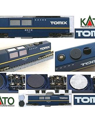 TOMIX N VAGONE PULIZIA BINARI con MOTORE ASPIRANTE