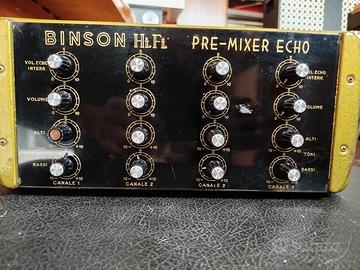Mixer preamplificatore valvolare binson premixer