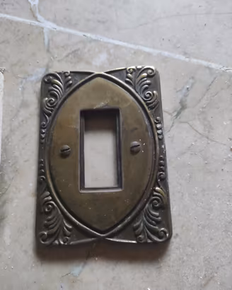 prese, interruttori, placche vintage