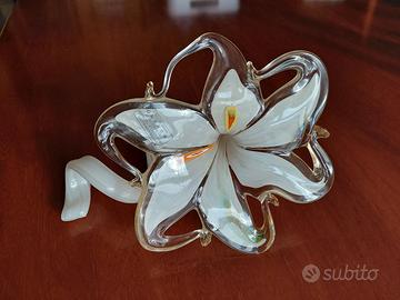 Giglio in vetro di Murano