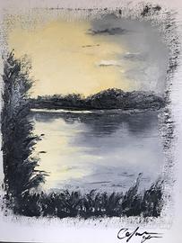 quadro olio su tela