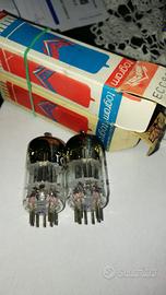Valvole ECC82 RFT Togram coppia old stock