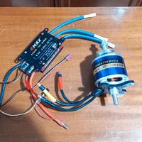Motore brushless e regolatore esc EMAX x aereo rc