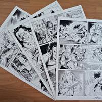 Marco Torricelli n° 4  tavole originali Zagor