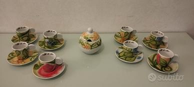 Thun tazzine+piattini+zuccheriera linea jardin