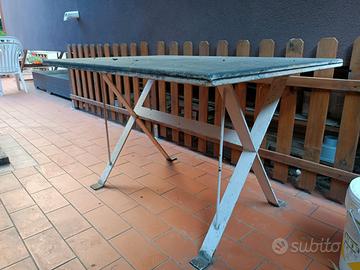 Tavolo ferro e marmo