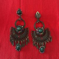 Orecchini pendenti bohemien multicolore