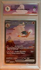 Pokémon 151 charizard ex fullart psa 9,5