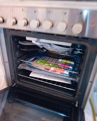 stufa gas/elettrica + cappa