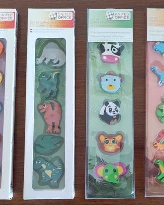 Gomme da cancellare con animali