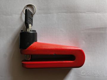 Blocca disco freno rosso - moto scooter e motorini