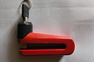 Blocca disco freno rosso - moto scooter e motorini