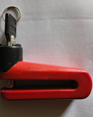 Blocca disco freno rosso - moto scooter e motorini