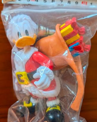 Statuina Paperino Babbo Natale Disney