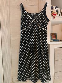 vestito a pois taglia M nero