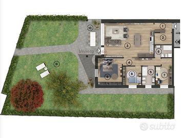 PROZZOLO - NUOVO TRICAMERE AL PIANO TERRA CON SCOP