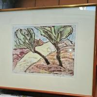 Quadro incisione a colori