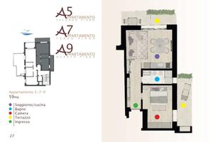 CAORLE - Bilocale nuovo panoramico fronte mare con