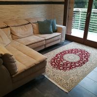 Divano ad L in microfibra