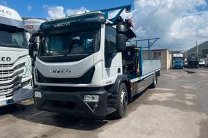 Iveco eurocargo ml190e25/p cassone fisso + gru