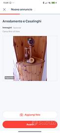 Telefono a disco legno e ottone