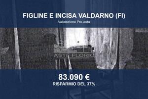 Immobile in asta di 87 m² con box auto a Figline e