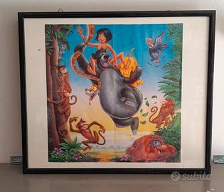 quadro con poster de "Il libro della giungla"