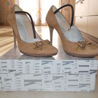 Scarpe Donna Decollete con tacco 39 Made In Italy