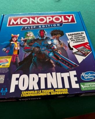 Monopoly Hasbro Fortnite Flip Edition nuovo
