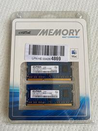 Elpida Ram 1Rx8 Pc3 2 gb 2 pezzi 4 gb