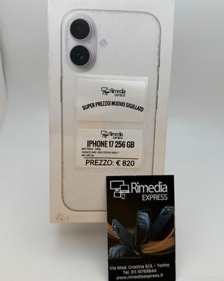 iPhone 17 256GB nuovo super prezzo