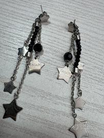 Orecchini S’Agapo black&silver