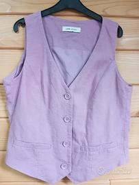 Gilet in lino taglia S