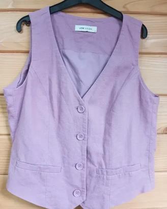 Gilet in lino taglia S