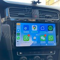 Autoradio 10'' Android 13 4+64Gb Per Golf 7