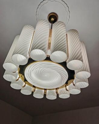 lampadario mid century murano glass